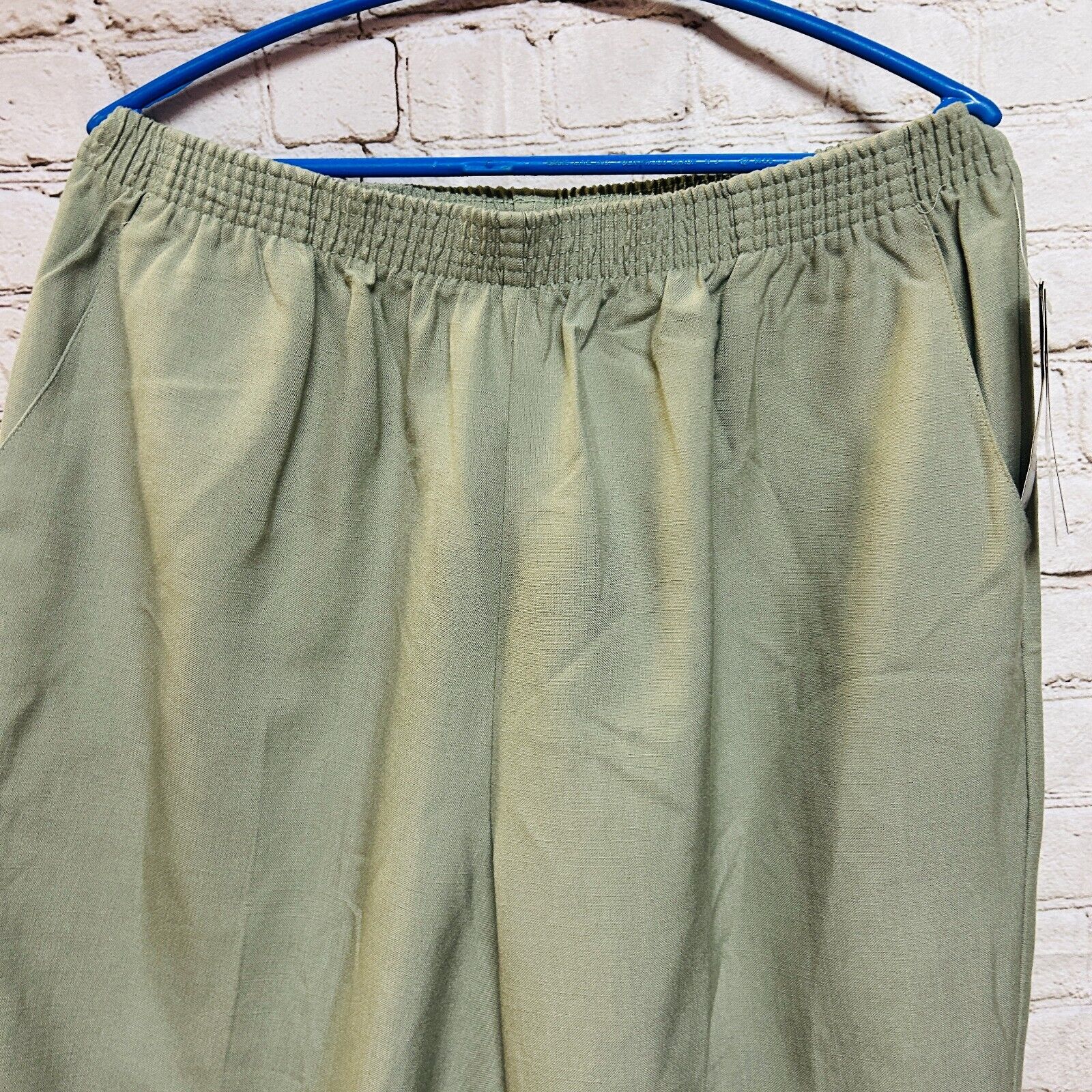 BRIGGS NEW YORK WOMEN Sage green #20WP PANT - NEW