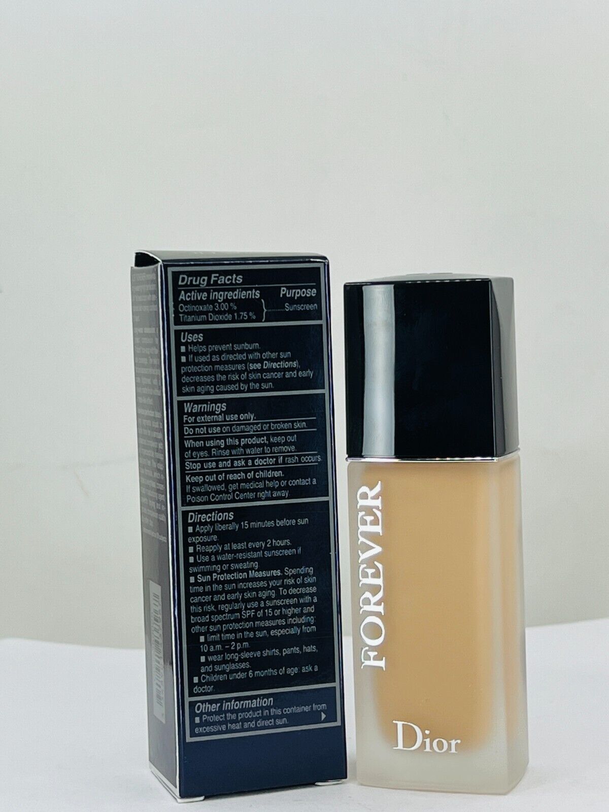 Dior Forever Foundation - 2,5N Neutral - 1 fl oz / 30 ml SPF 35 (NIB)