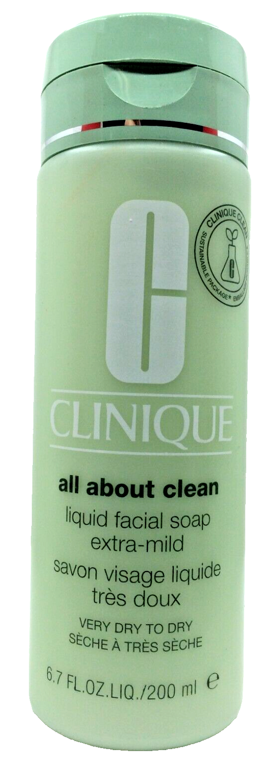 CLINIQUE ALL ABOUT CLEAN LIQUID FACIAL SOAP EXTRA-MILD - 6.7oz/200 mL - BOXLESS