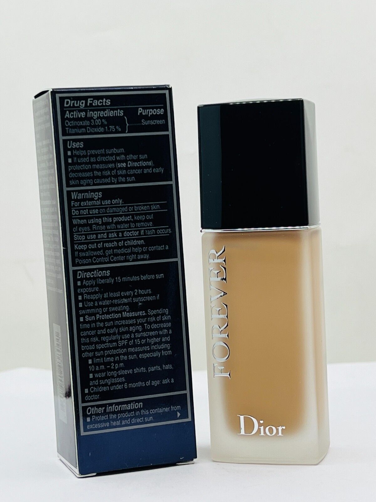 Dior Forever Foundation -3,5N - 1 fl oz / 30 ml SPF 35 (NIB)