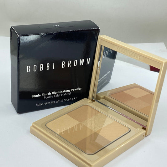 BOBBI BROWN Nude Finish Illuminating Pressed Powder Compact #Nude - 0.23oz-NIB