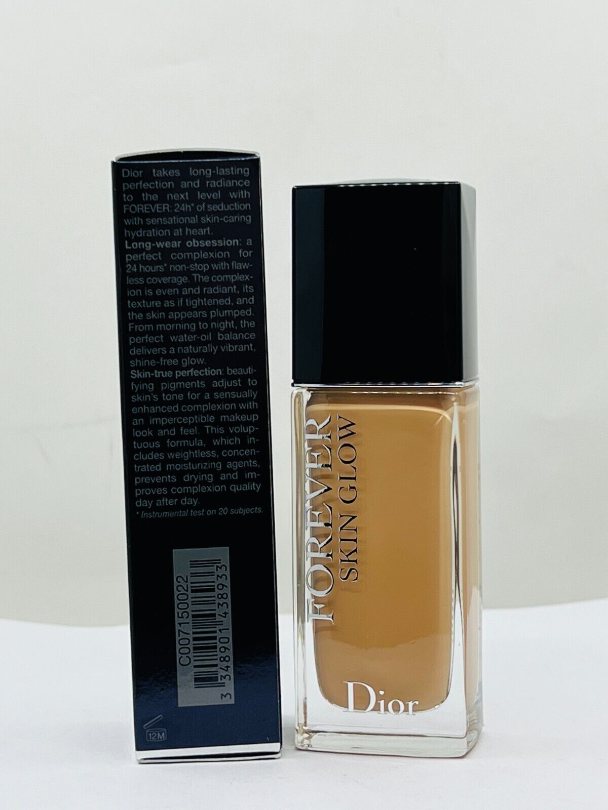 CHRISTIAN DIOR ~ FOREVER SKIN GLOW 24 H WEAR RADIANT FOUNDATION ~ 2CR ~ 1 oz