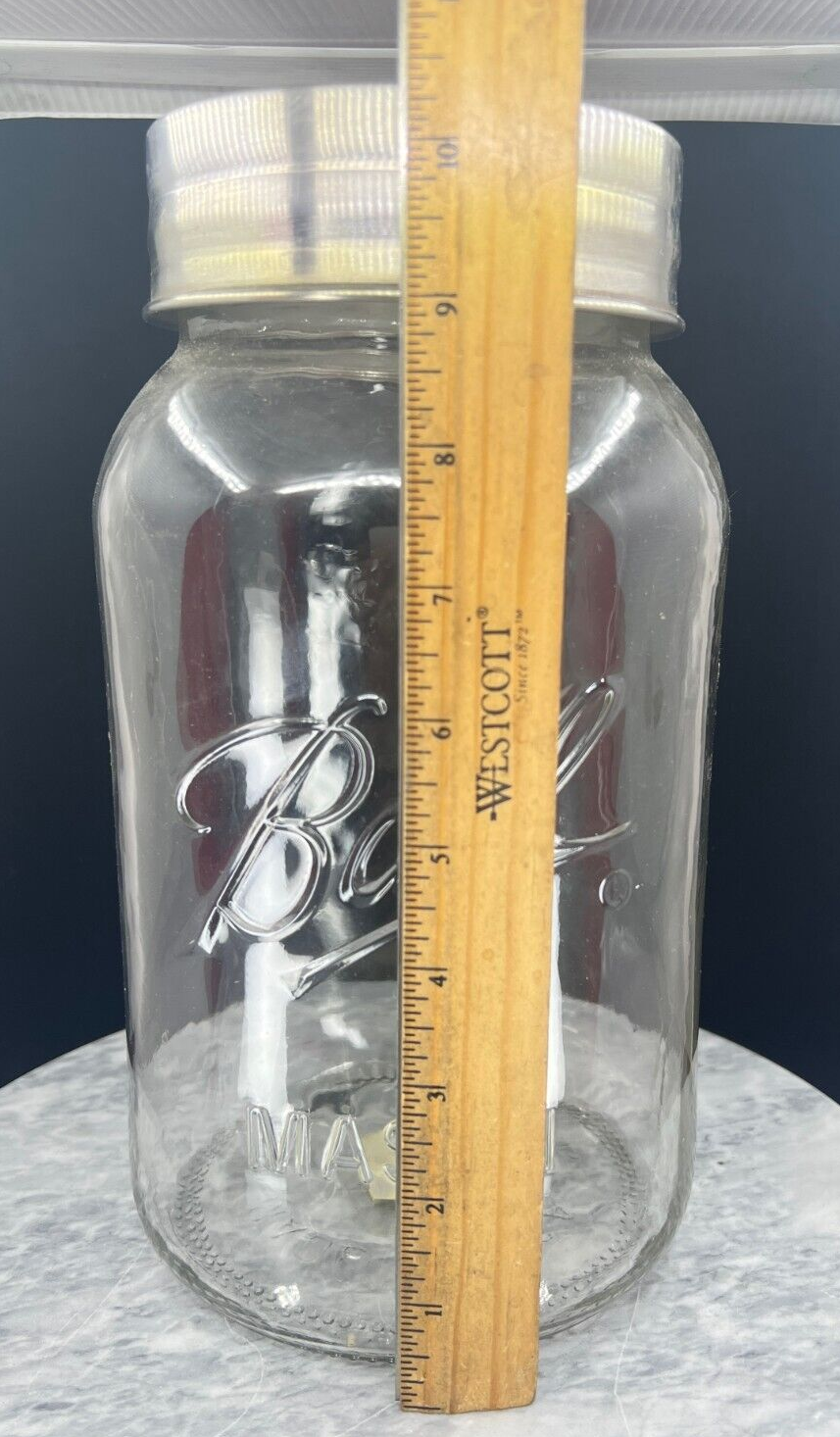 Ball Mason Jar 128 oz - (New with sticker)-DISPLAY PIECE