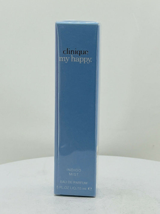 Clinique My Happy Indigo Mist Eau de Parfum .5 oz/15 ml Perfume Spray (NIB)