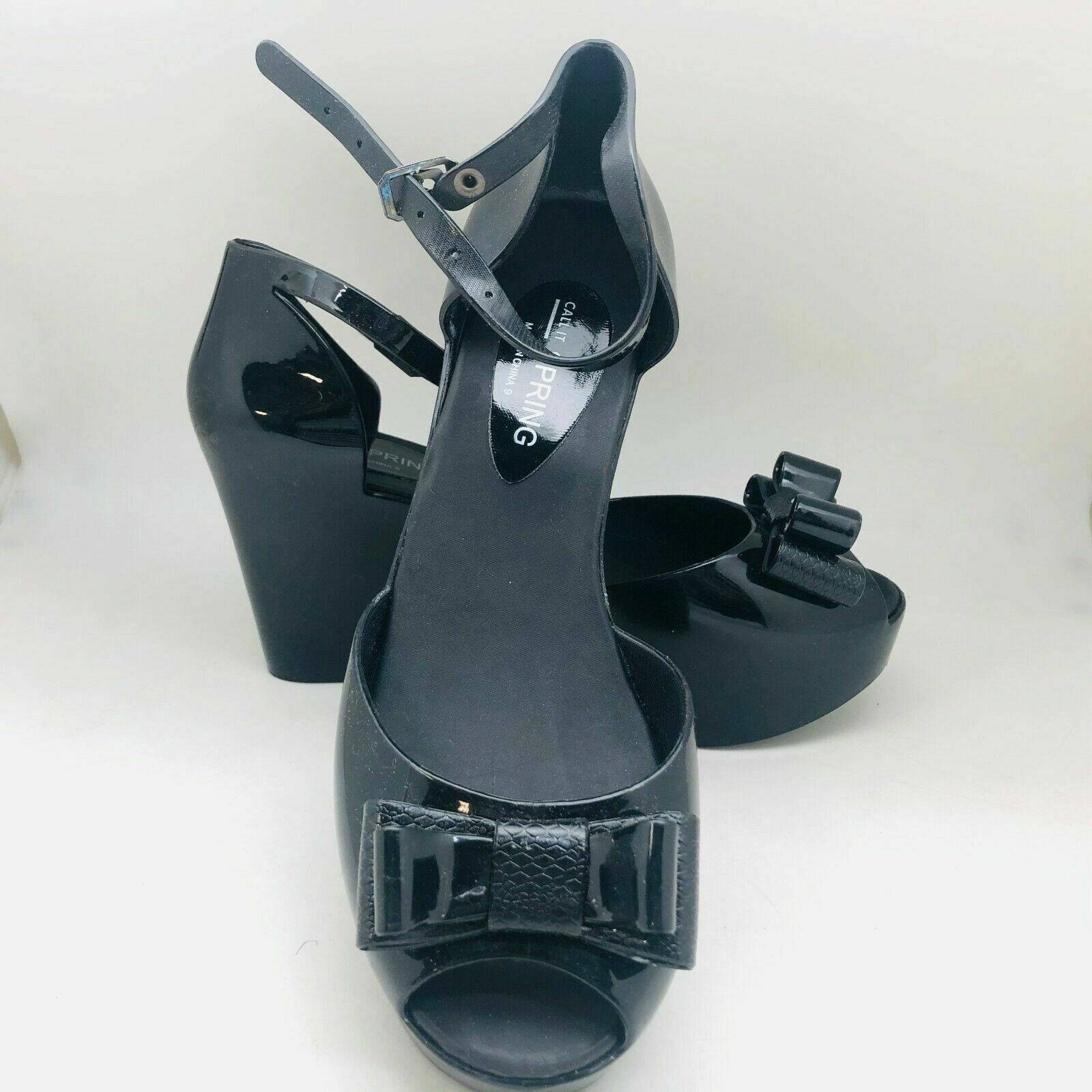 Call it Spring Women's SUB 067 STUBSON Sandal in Black ~ Size 9 ~ NIB