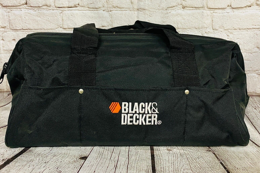 Black & Decker Power Tools Carry Duffel Bag With Inner & Outer Pockets - New