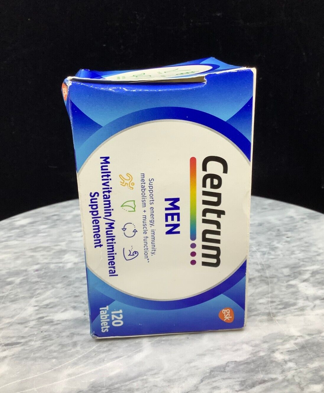 CENTRUM MEN SUPPORTS ENERGY, IMMUNITY, METABOLISM + MUSCLE FUNCTION 120 TABLETS