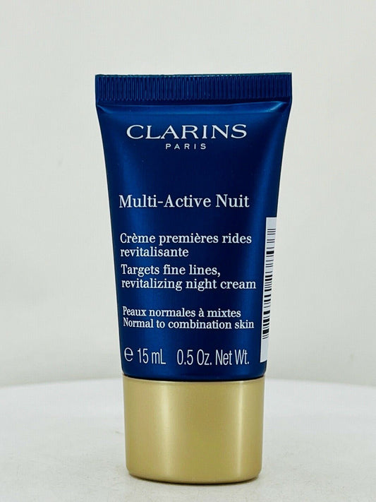 CLARINS ~ MULTI ACTIVE NUIT REVITALIZING NIGHT CREAM -0.5oz (New)