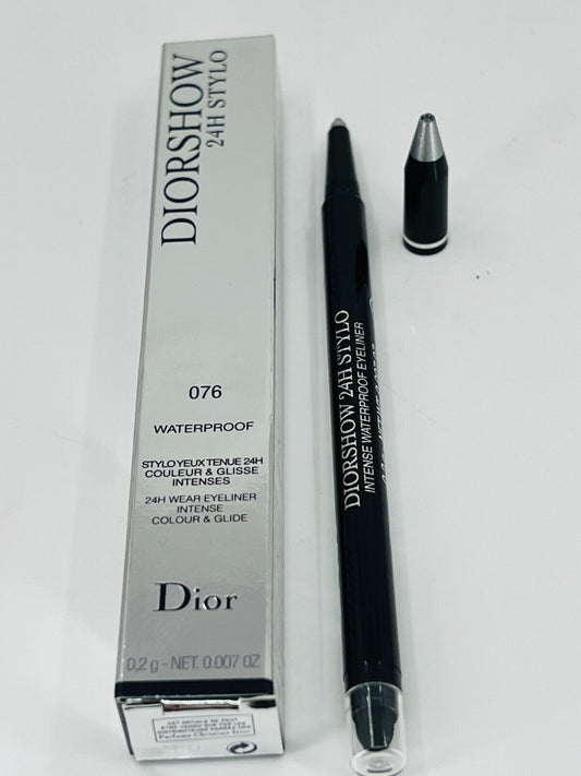 Christian Dior Diorshow 24H Stylo Waterproof Eyeliner 076 pearly silve 0.2 g(NIB