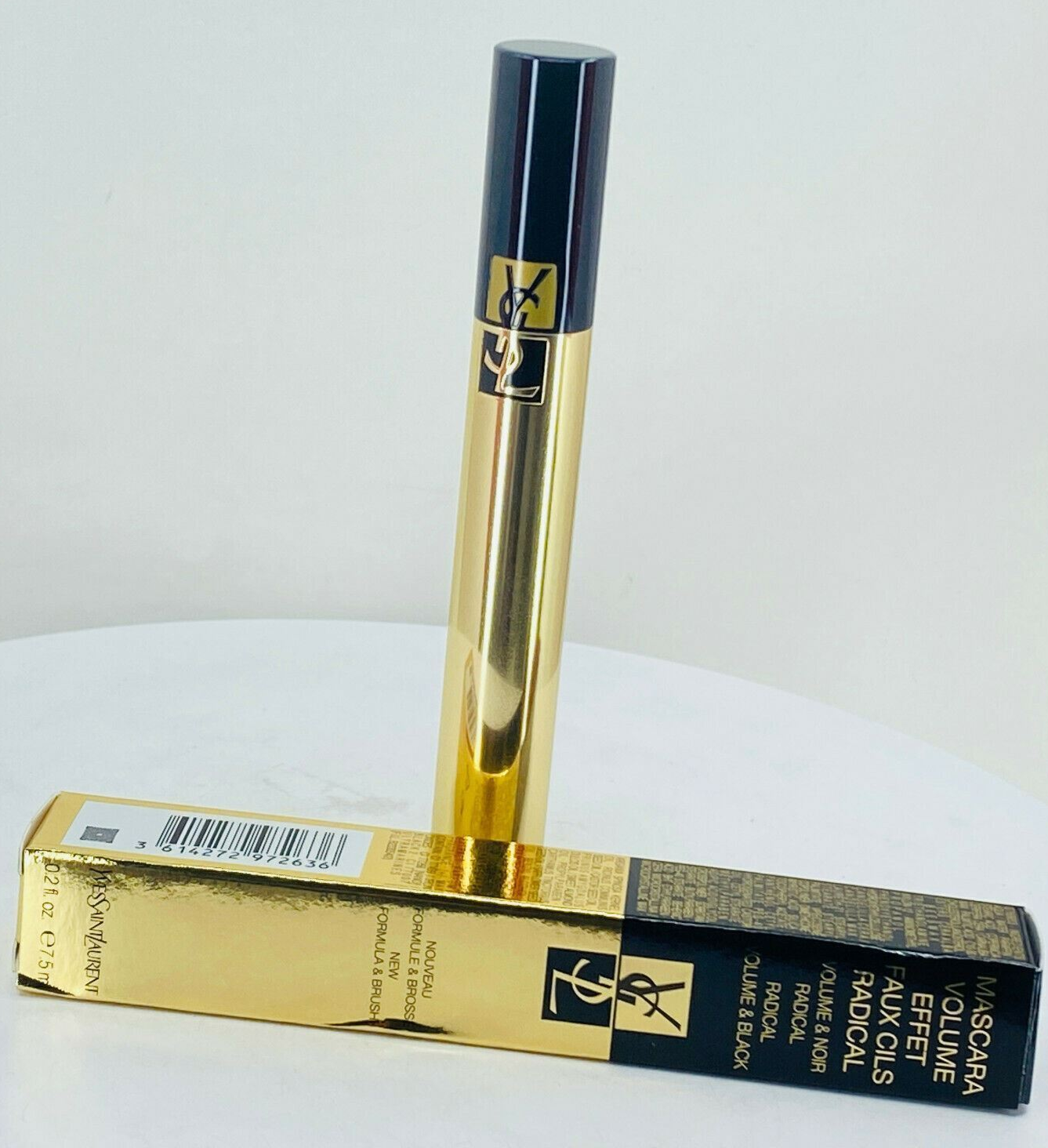 Yves Saint Laurent Radical Volumizing Mascara - 0.2oz #BLACK OVER BLACK - NIB