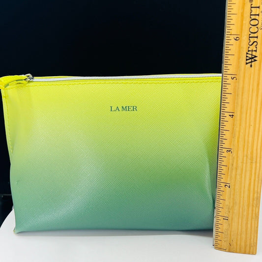 La Mer Ombre Green Cosmetic Makeup pouch- (New)