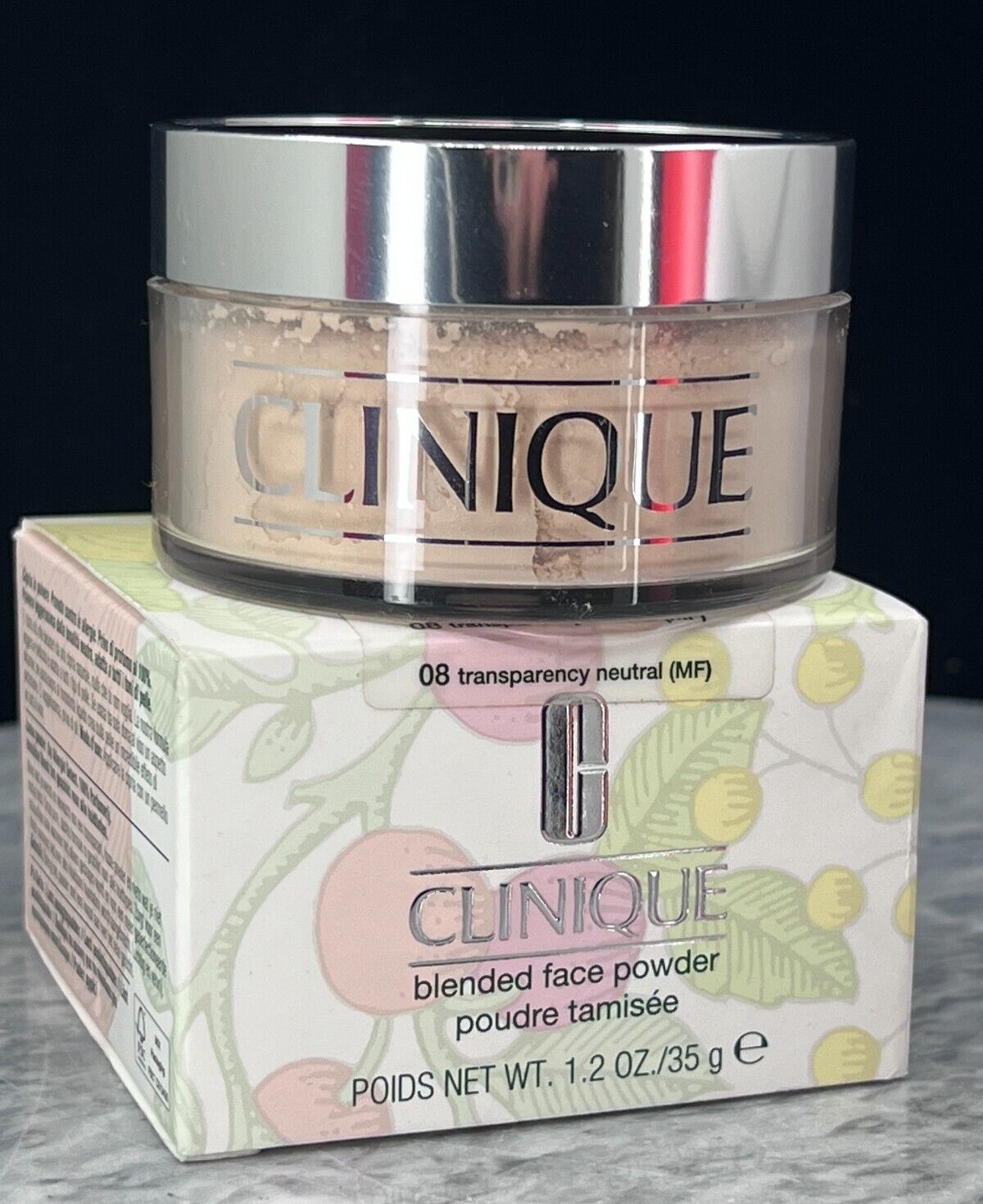 Clinique Blended Face Powder #08 transparency neutral (MF)- 1.2 OZ (NIB)