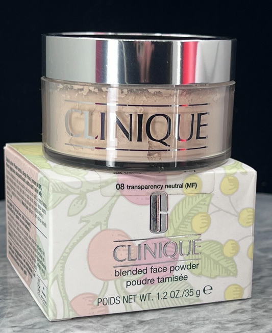 Clinique Blended Face Powder #08 transparency neutral (MF)- 1.2 OZ (NIB)