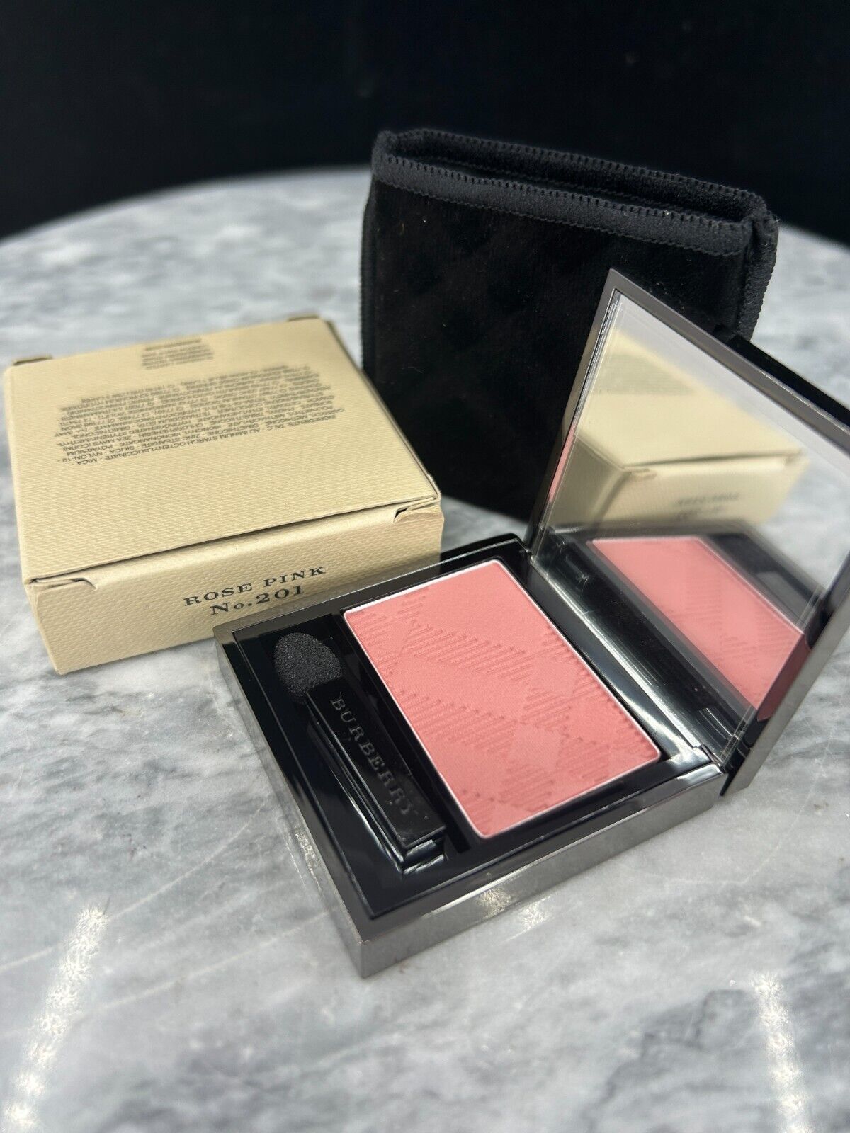 BURBERRY Eye Colour Wet & Dry Silk Shadow #ROSE PINK 201 ~0.09oz~ HOLIDAY SALE!