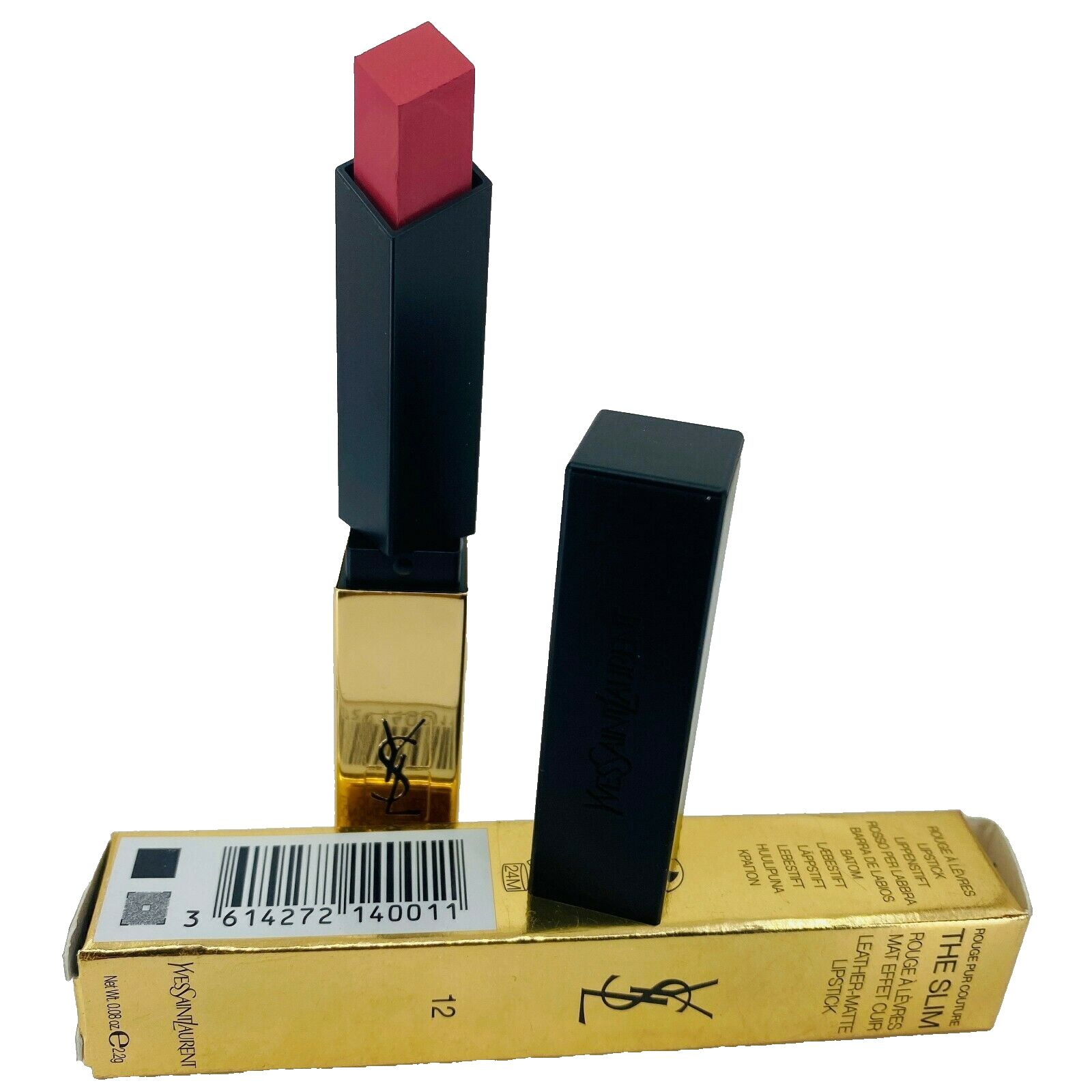 Yves Saint Laurent The Slim Matte Lipstick  - 0.08oz #12 NU INCONGRU - NIB