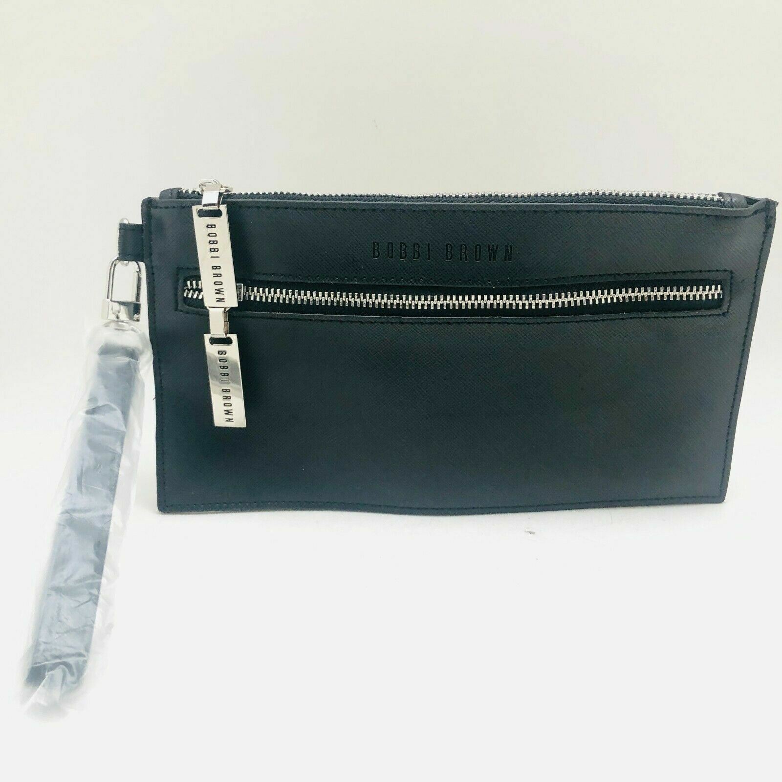 Bobbi Brown Double Zippered Make-up Bag in Black ~ NWOT