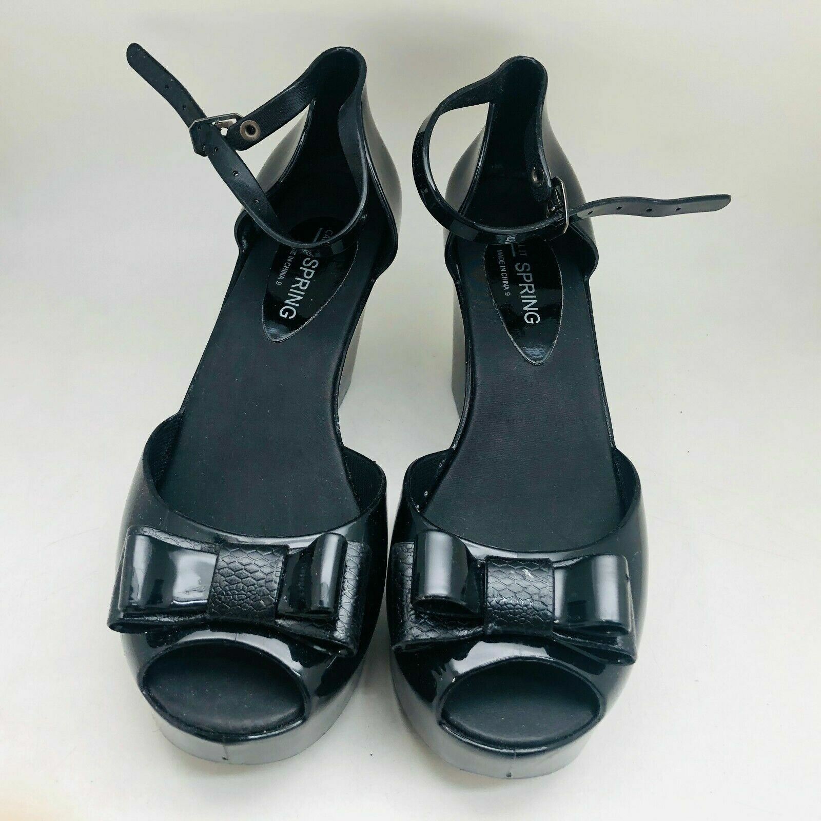 Call it Spring Women's SUB 067 STUBSON Sandal in Black ~ Size 9 ~ NIB