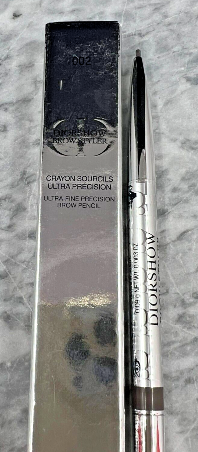 Diorshow Brow Styler Ultra Fine Brow Pencil-0.003oz -002 Dark Brown (NIB)