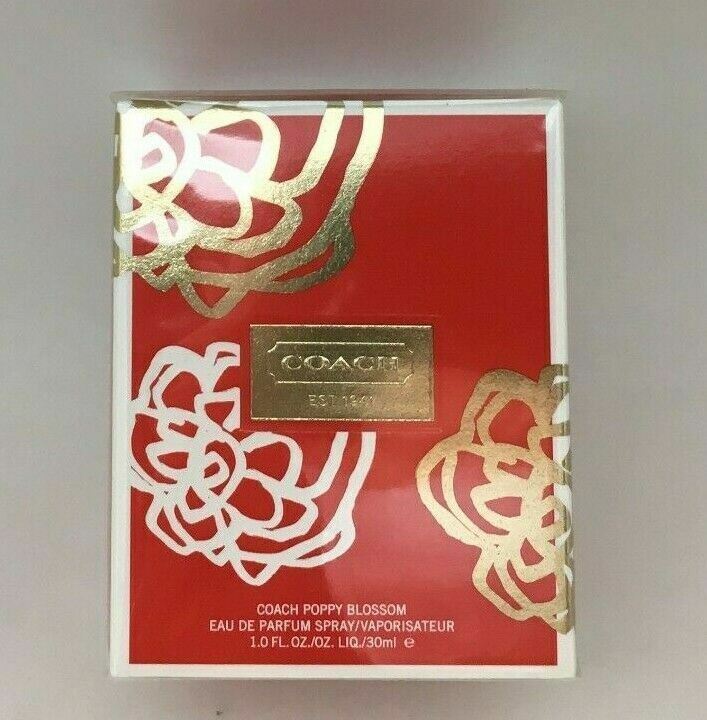 Coach Poppy Blossom Eau De Parfum Spray - 1oz/30ml --- ORIGINAL PACKAGING