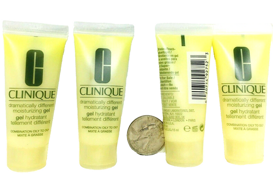 Clinique Dramatically Different Moisturizing Gel  - 0.5oz - (lot of 4) - TRAVEL