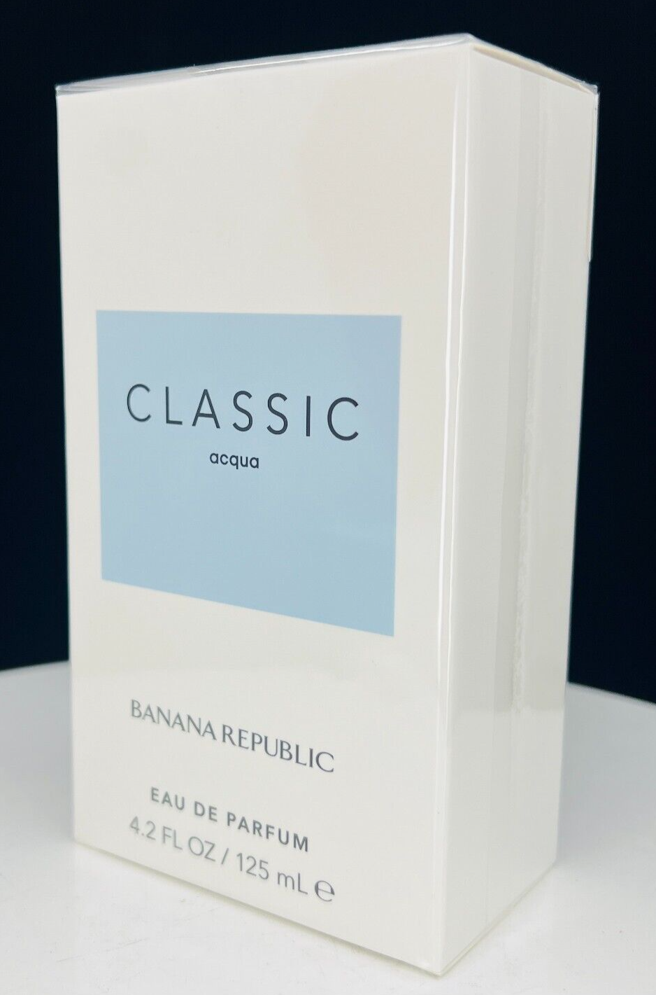 BANANA REPUBLIC CLASSIC ACQUA MEN EAU DE PARFUM SPRAY - 4.2fl oz/125mL  - NIB