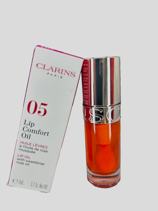 Clarins Lip Comfort Oil #05 APRICOT  - 0.2oz/7mL - NIB