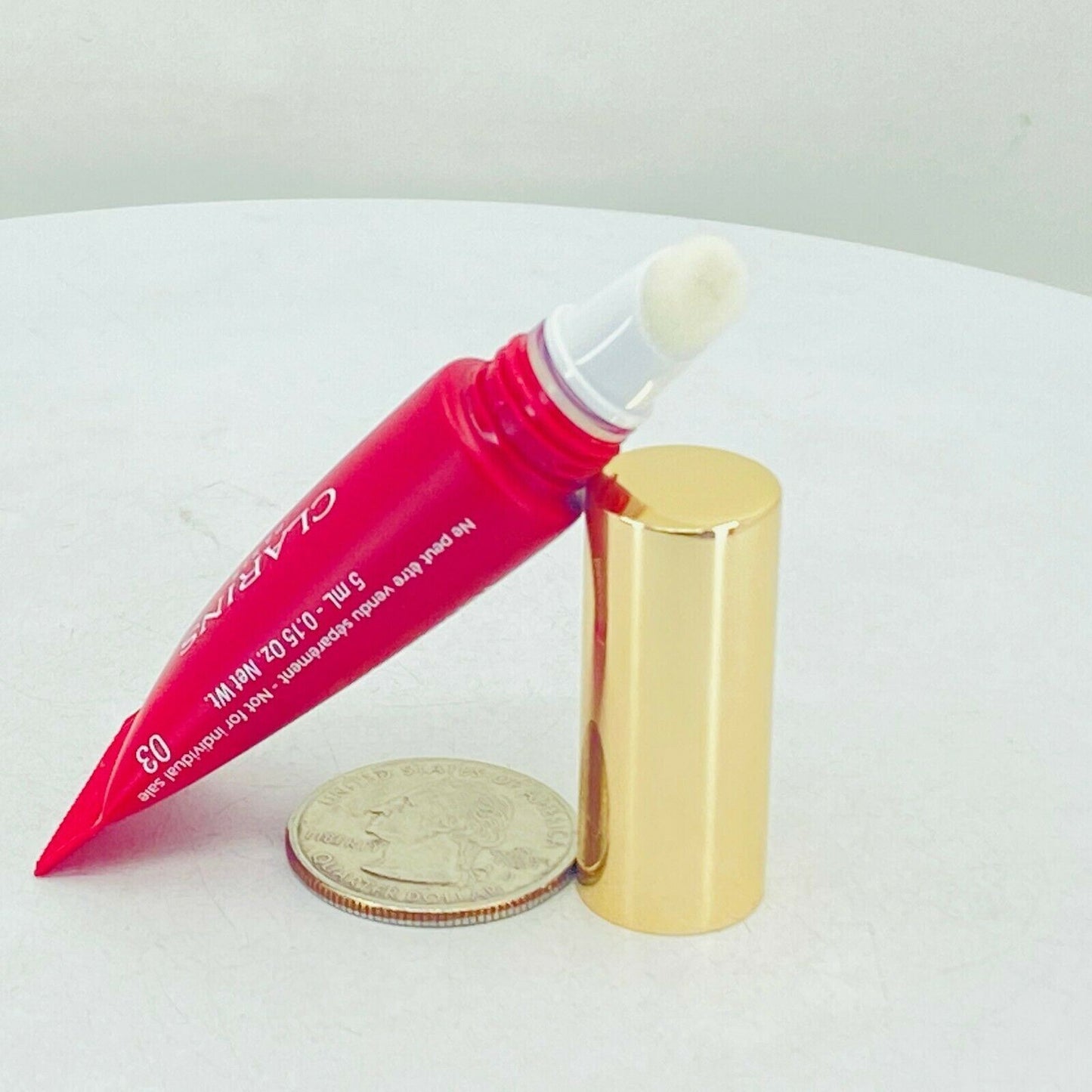 Clarins Instant Light Natural Lip Perfector Travel Size - 0.15oz #03 - BOXLESS