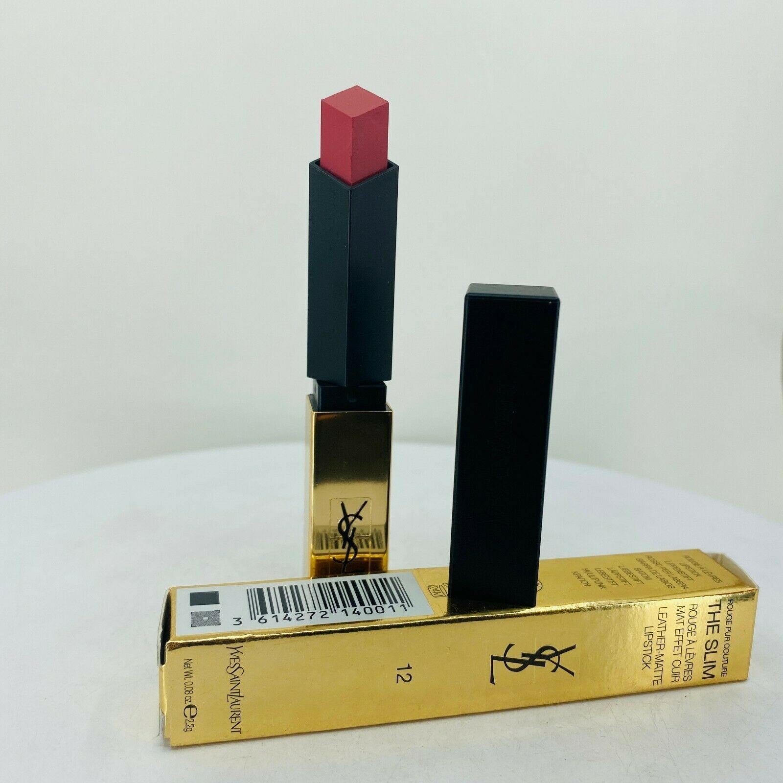 Yves Saint Laurent The Slim Matte Lipstick  - 0.08oz #12 NU INCONGRU - NIB