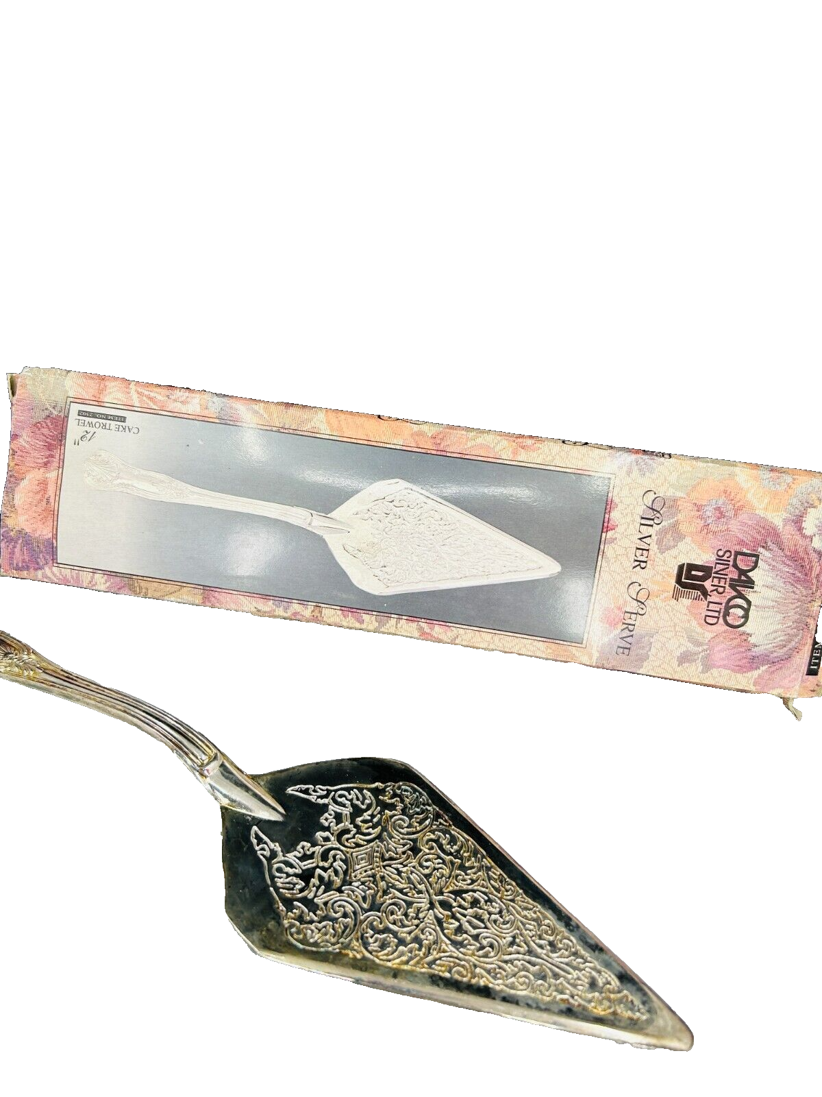 DAVCO SILVER LTD  SILVER SERVE  12" CAKE TROWEL  - NEW