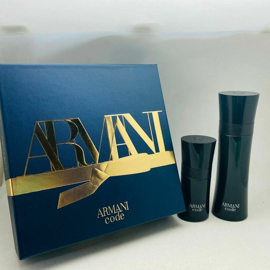 ARMANI CODE BY ARMANI EDT (4.2oz & 1.7oz) - 2Pcs GIFT SET - NIB