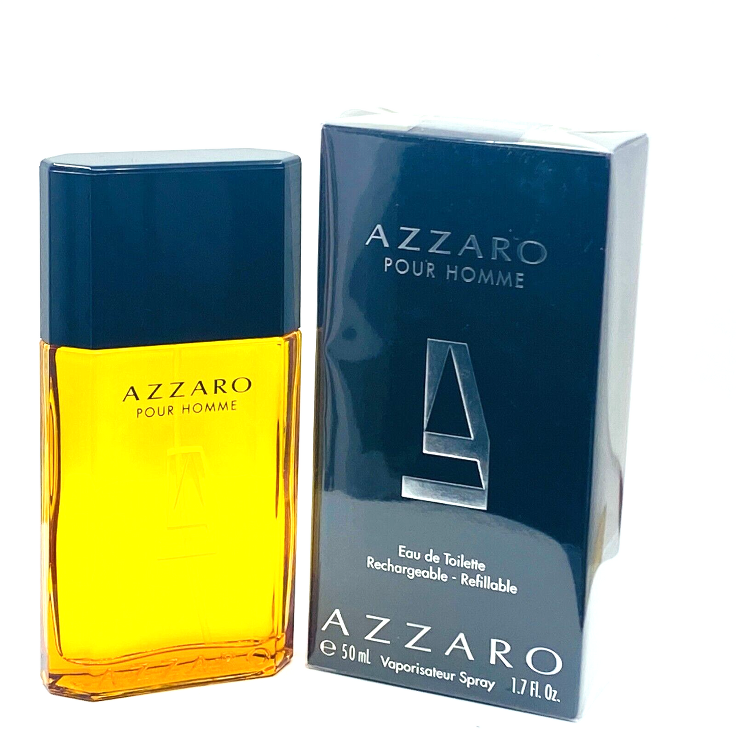 Azzaro Pour Homme Eau De Toilette Refillable - 1.7oz - NIB