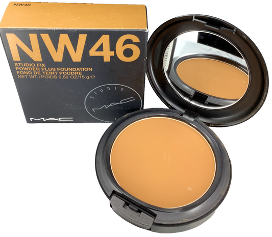 MAC STUDIO FIX POWDER PLUS FOUNDATION NW46 ~ 0.52 OZ