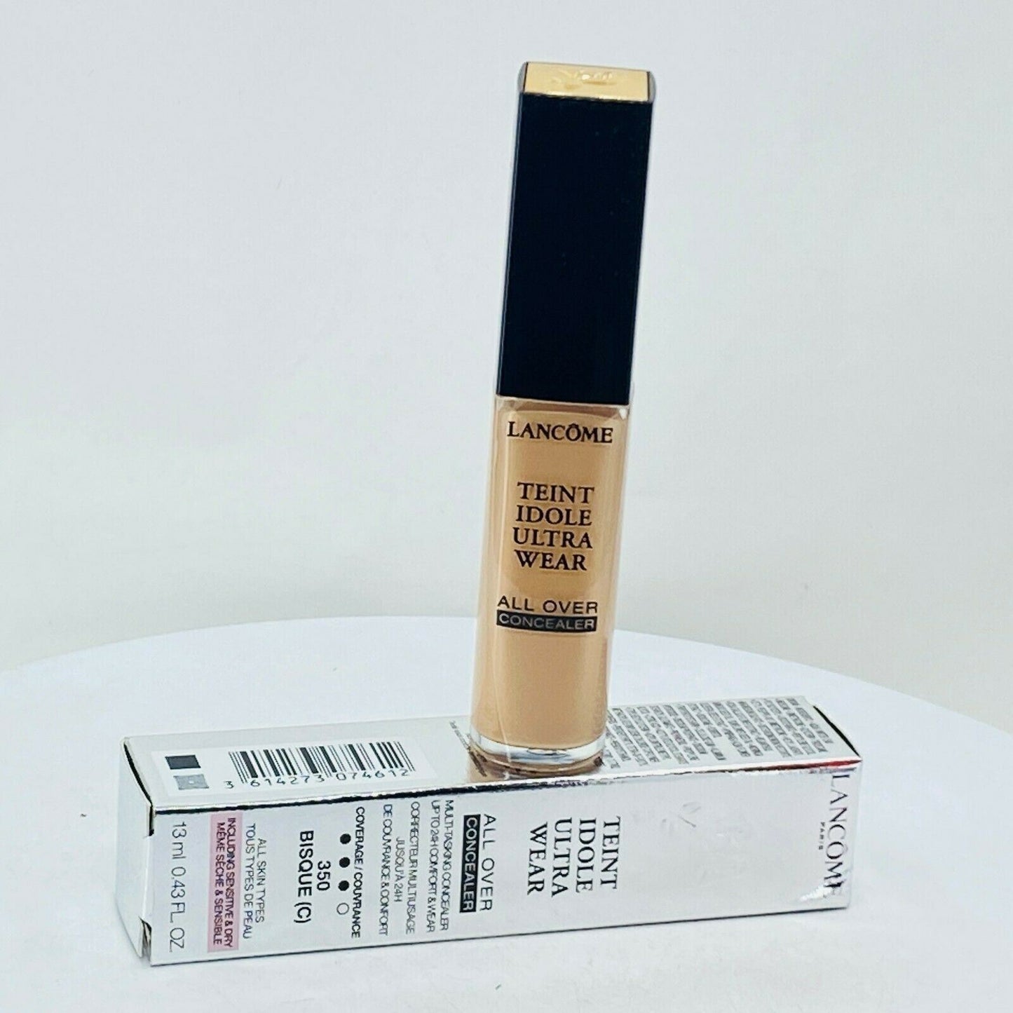 Lancome Teint Idole Ultra Wear All Over Concealer #350 Bisque (C) - 0.43oz - NIB