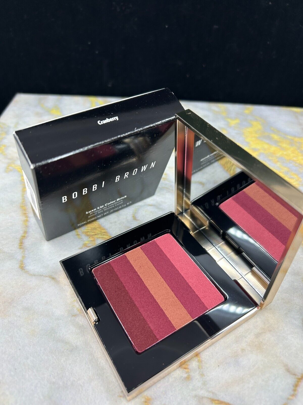 BOBBI BROWN LUXE LIP COLOR BRICK #CRANBERRY CRUSH COLLECTION - NIB