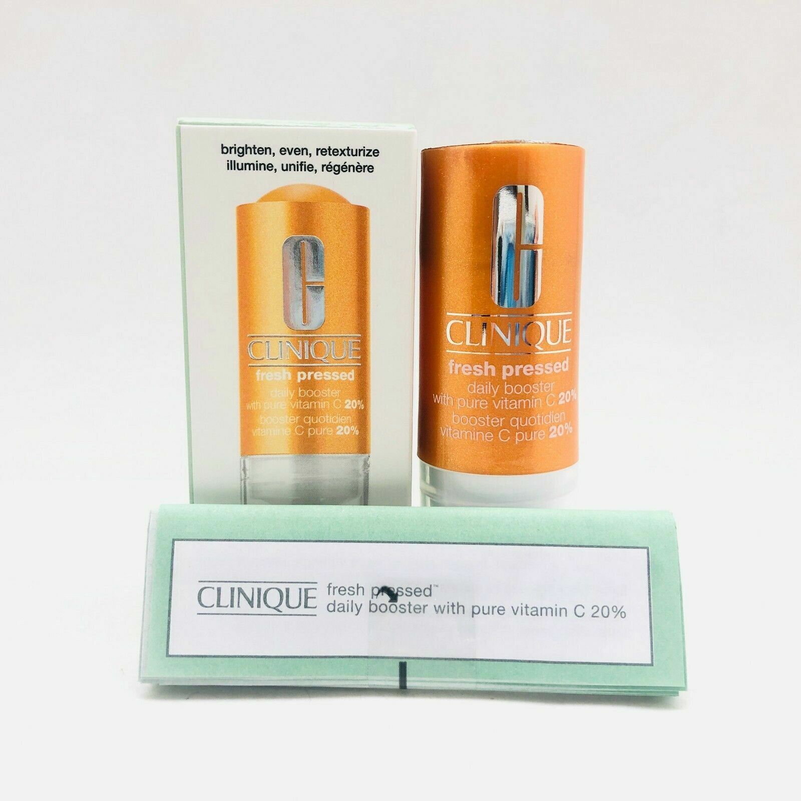 Clinique Fresh Pressed Daily Booster #Vit. C ~0.25 OZ - NIB