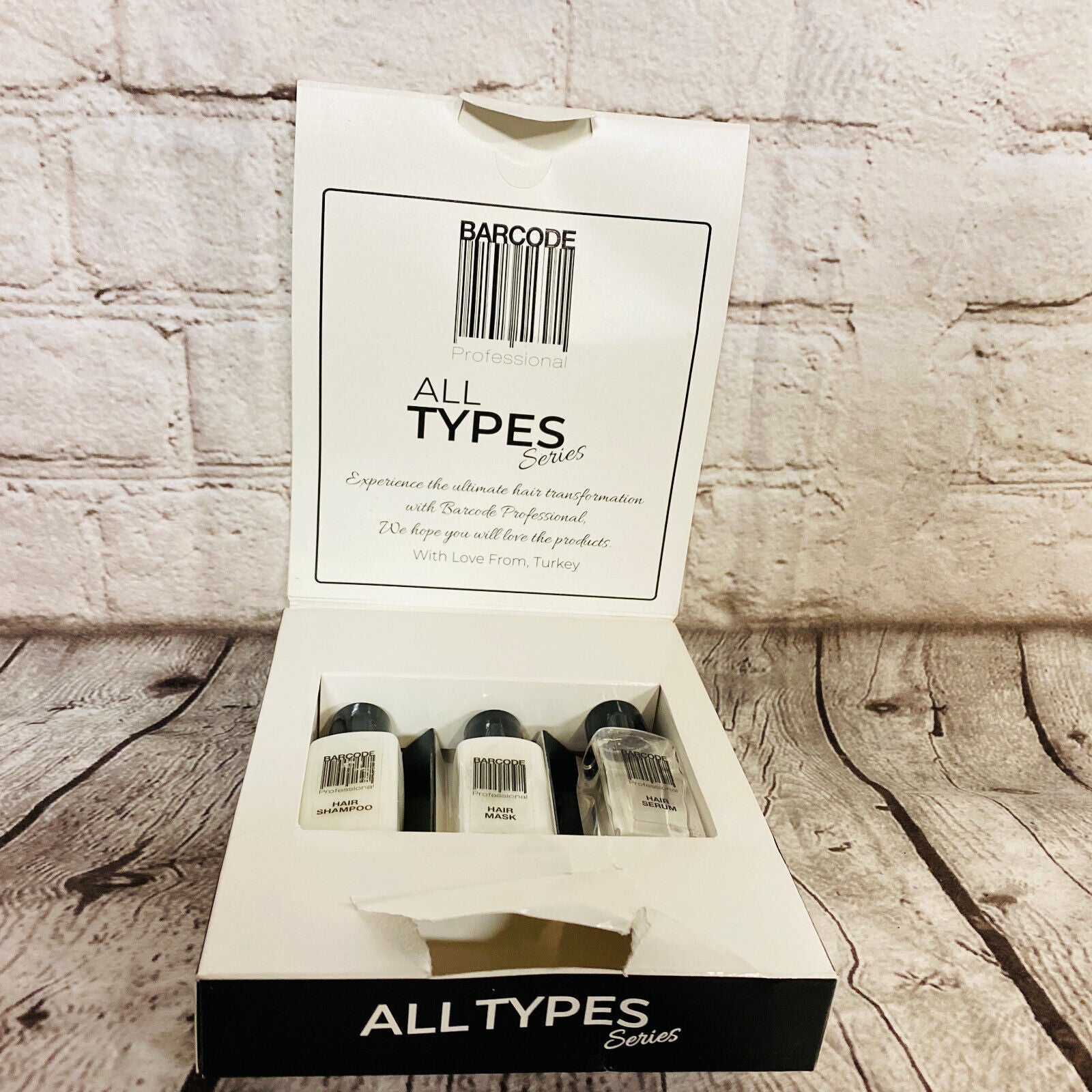 BARCODE ALL TYPE SERIES 3PCS gift SET 30mL EACH - NEW