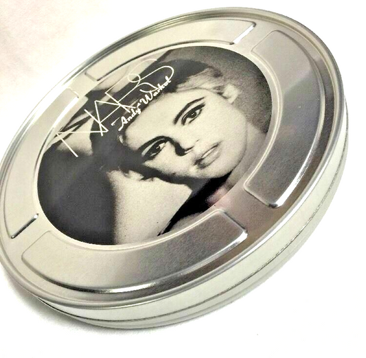 NARS ANDY WARHOL ROUND MAKEUP EMPTY TIN CASE 