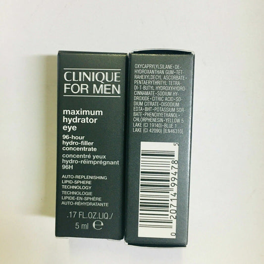 Clinique For Men Maximum Hydrator Eye 96 Hour HydroFiller Concentrate (0.17ozx2)