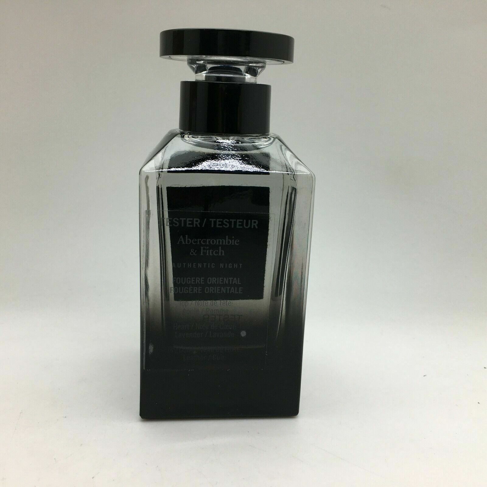 Abercrombie & Fitch AUTHENTIC NIGHT Homme Eau de Toilette - 3.4oz - New box