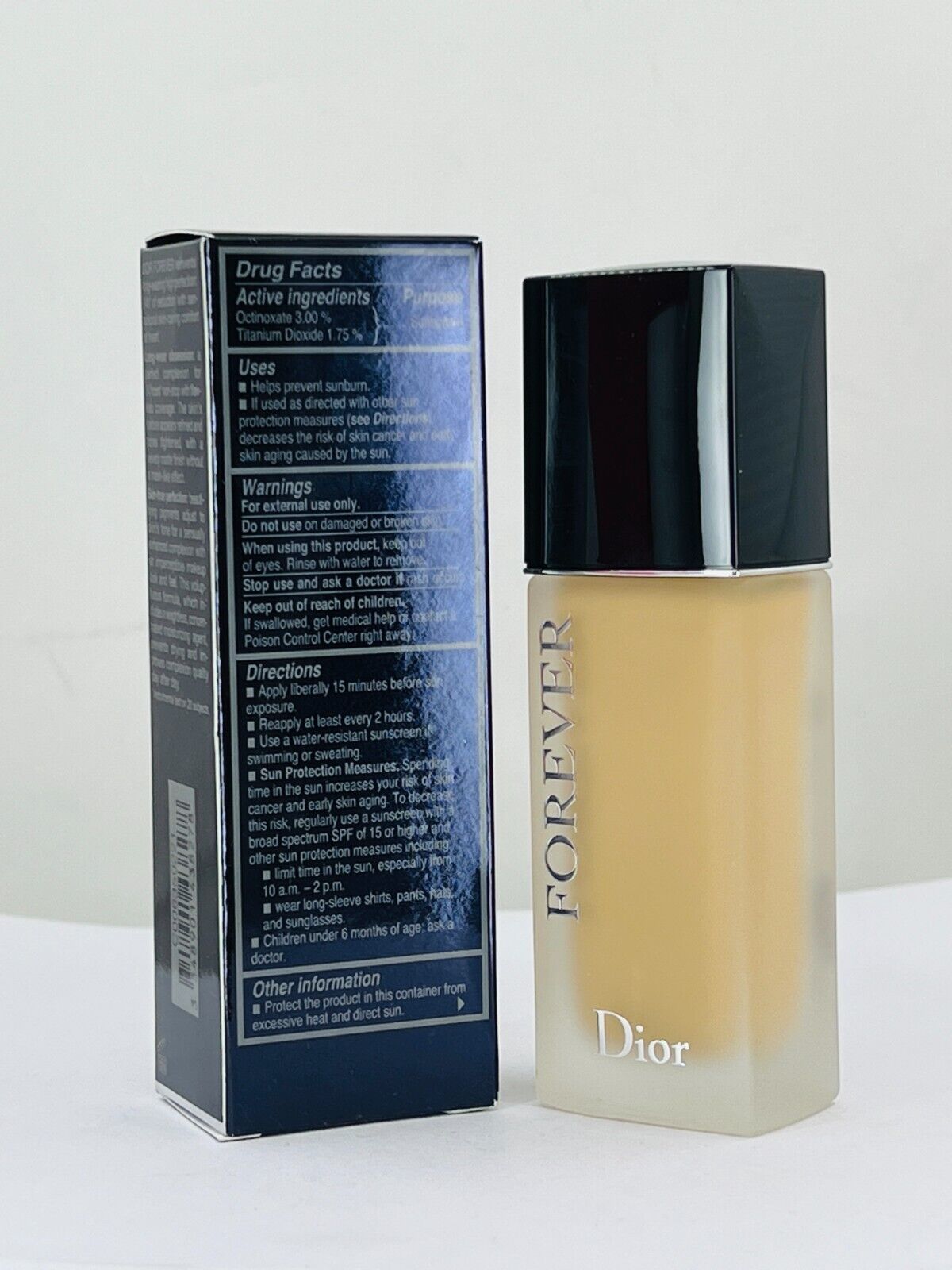 Dior Forever Foundation -2W0 - 1 fl oz / 30 ml SPF 35 (NIB)