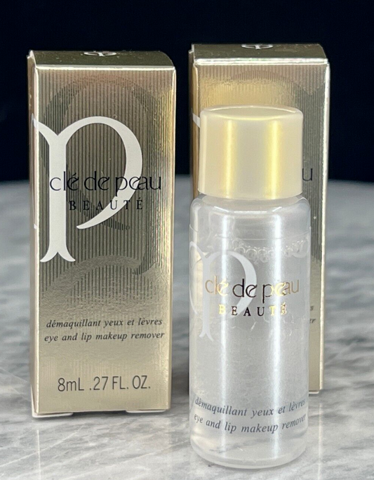 Cle De Peau Eye and Lip Makeup Remover  -8ml/0.27 fl oz - NIB (LOT OF 2)