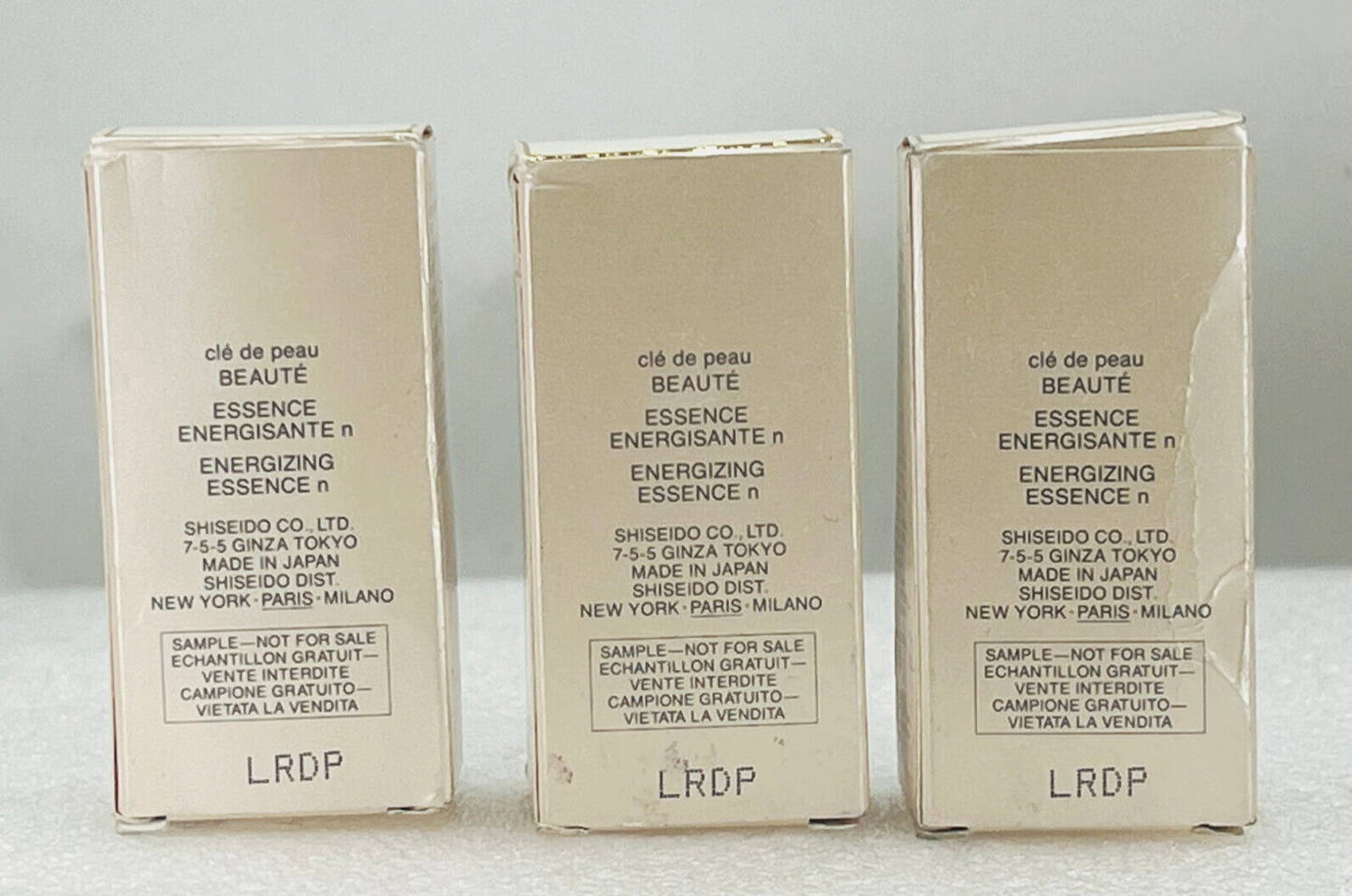 CLE DE PEAU BEAUTE Energizing Essence Trial Size 6 mL(LOT OF 3)- NIB