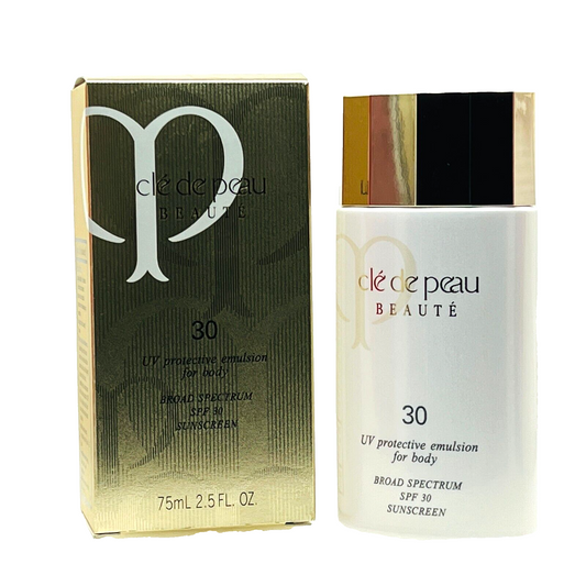 CLE DE PEAU BEAUTE UV PROTECTIVE EMULSION FOR BODY - 2.5oz75ml SPF 30 -  NIB