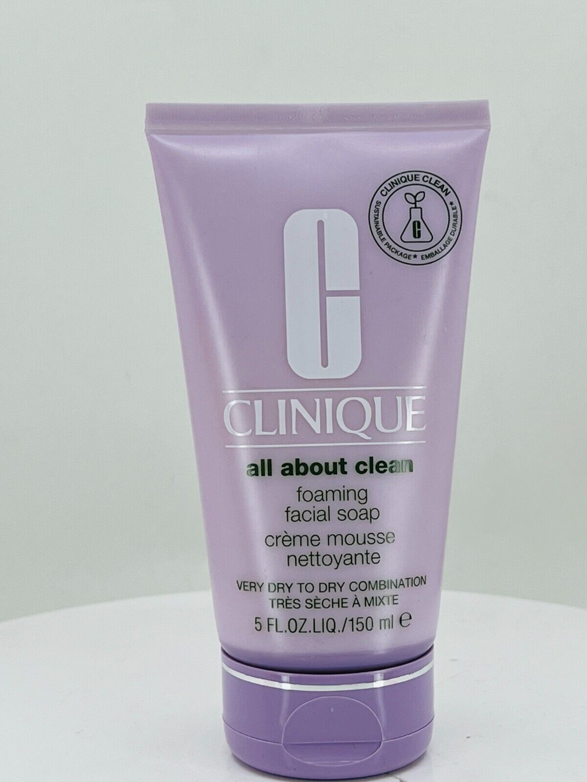 Clinique all about clean foaming facial soap 5 oz Very dry to dry combination