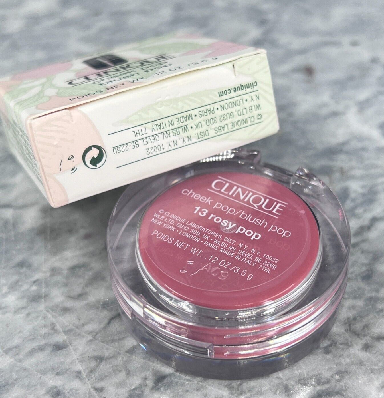 Clinique Cheek Pop #13 rosy pop Blush- 0.12oz (NIB)