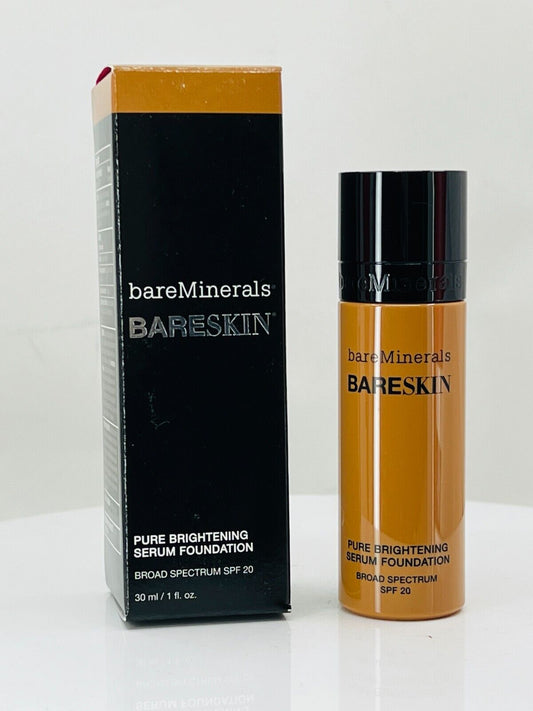 BareMinerals Pure Brightening Serum SPF 20, Bare Walnut 18, 1 fl oz (NIB)