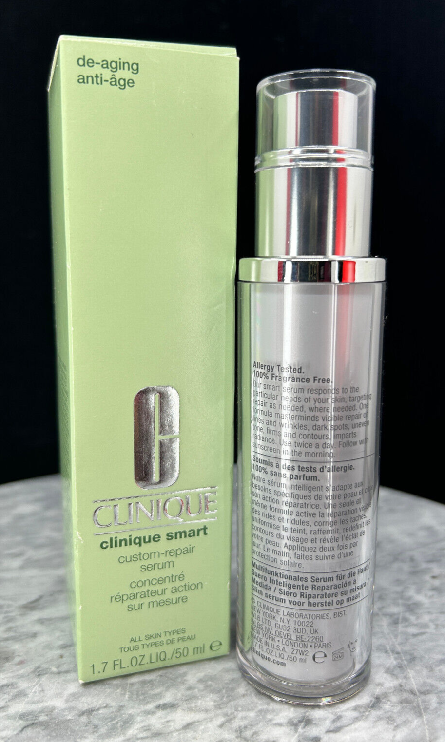 CLINIQUE SMART CUSTOM  REPAIR SERUM - 50mL/1.7oz - NIB