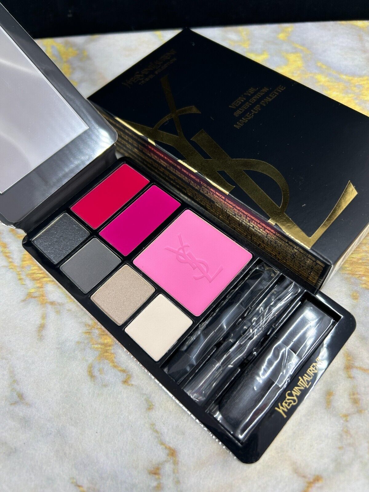 Yves Saint Laurent VeryYSL Silver Edition Make Up Palette - NIB