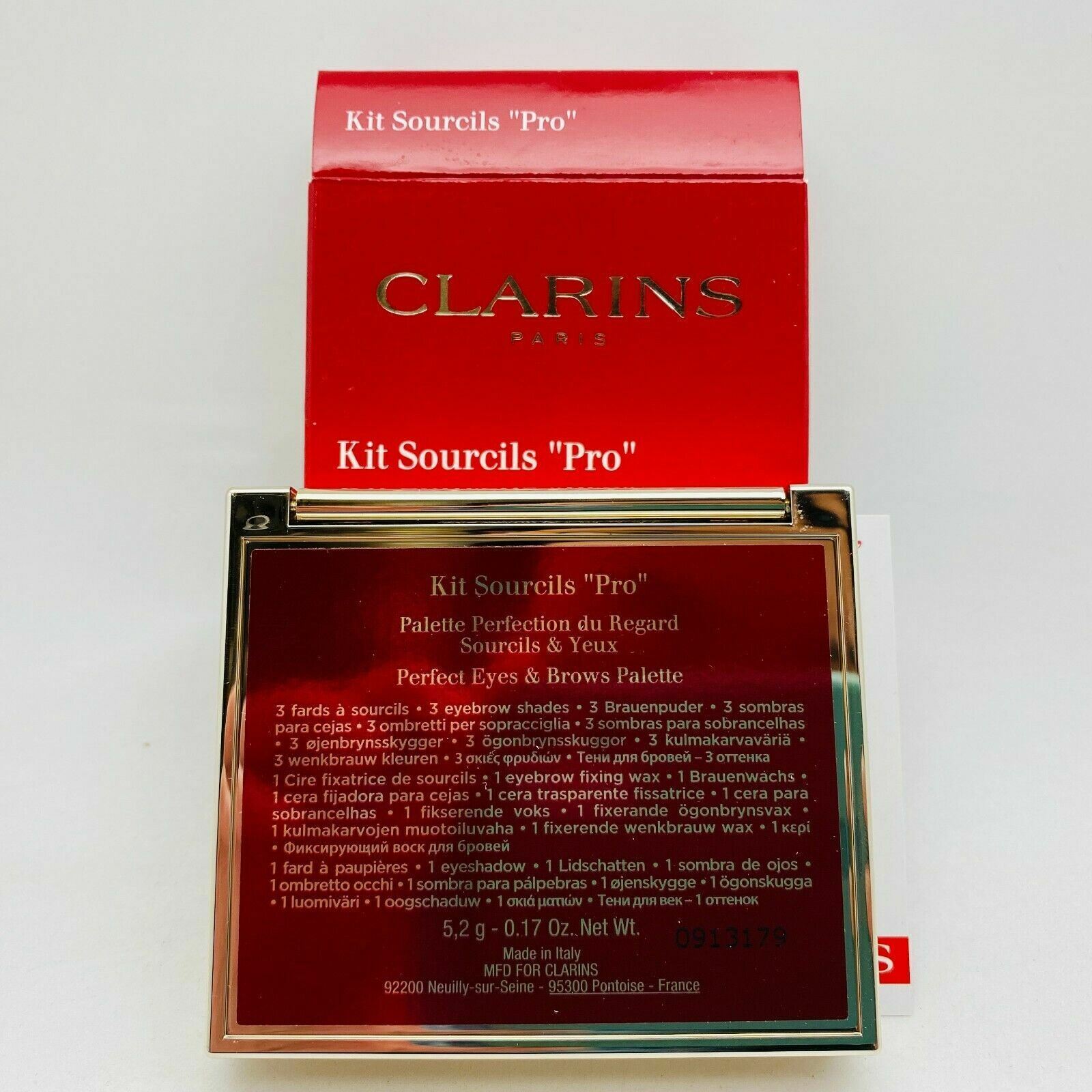 Clarins Kit Sourcils "Pro" Perfect Eyes & Brows Palette - NIB 