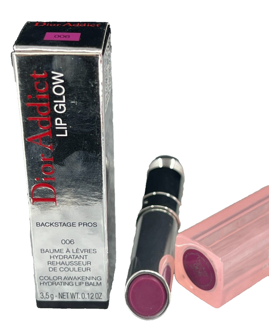 DIOR ~ Addict Lip Glow ~ Natural Glow Reviving Balm~#006 Berry ~ (NIB)